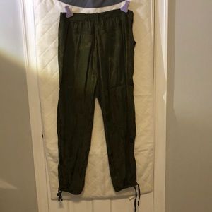 Anthropologie camo green joggers